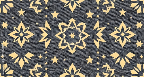 seamless pattern with embroidery pattern