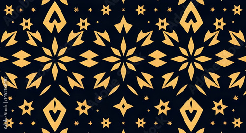 seamless pattern with embroidery pattern