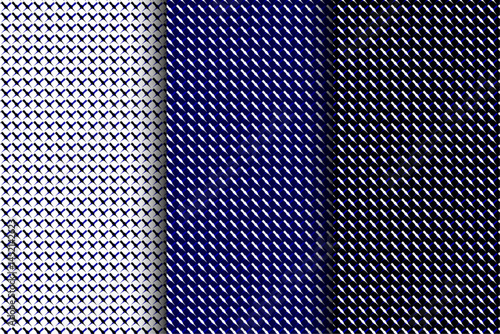 Minimalist Black, White & Navy Brush X Seamless Design