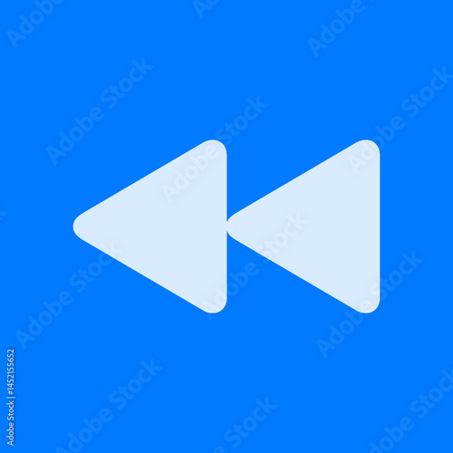 Backward Filled Icon