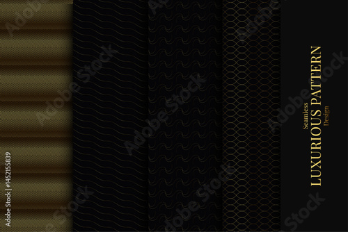 Modern Luxury Seamless Pattern Set for Branding & Design