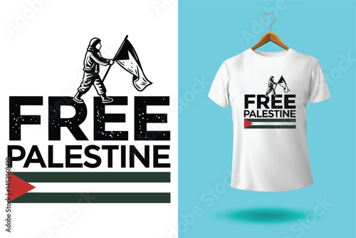 Palestine design vector, Save Palestine illustration for banner, t-shirt, poster, sticker, badges, social media design. Hand-Drawn Lettering Phrase, Calligraphy Graphic Typography.