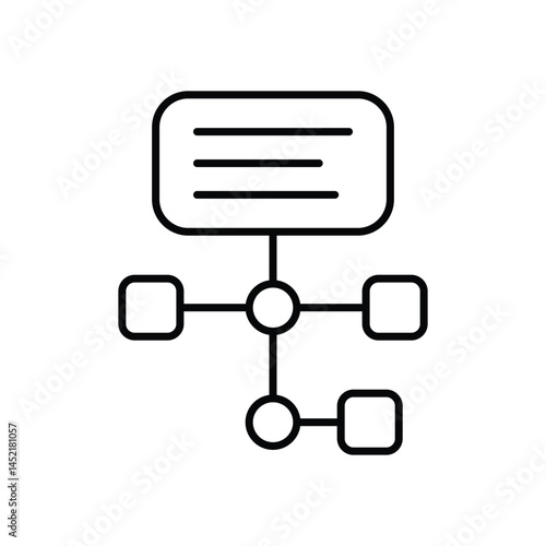 Work Flow Vector icon