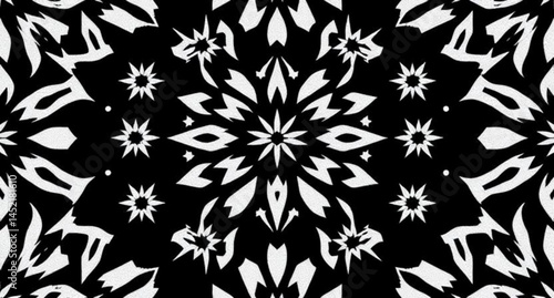seamless pattern with embroidery pattern