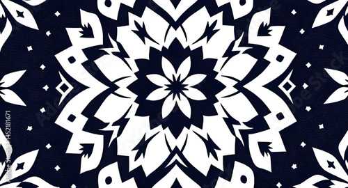 seamless pattern with embroidery pattern