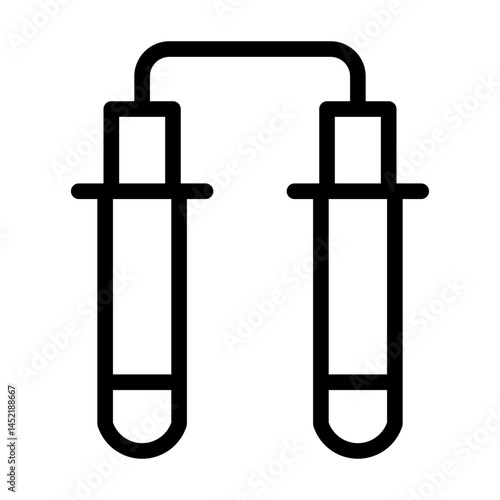 flasks line icon