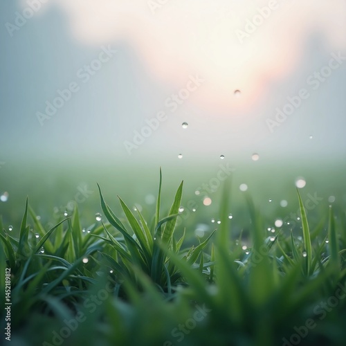 morning dew on grass