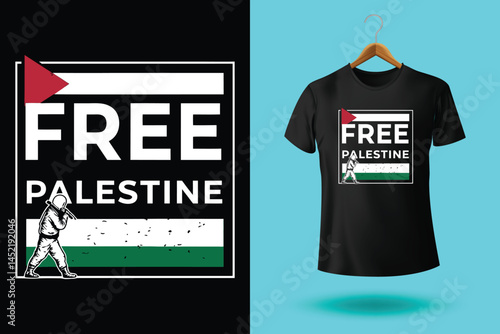 Palestine design vector, Save Palestine illustration for banner, t-shirt, poster, sticker, badges, social media design. Hand-Drawn Lettering Phrase, Calligraphy Graphic Typography.