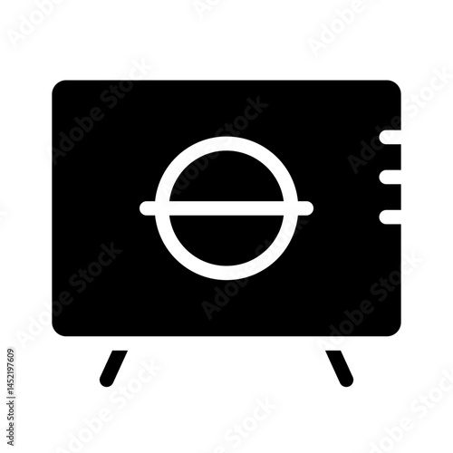 sterilization glyph icon