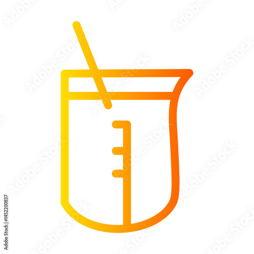 beaker gradient icon