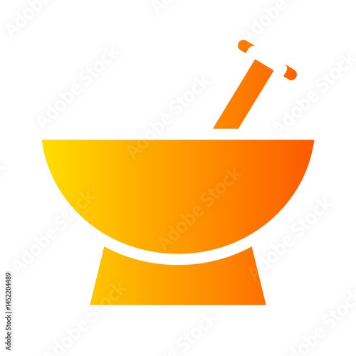mortar gradient icon