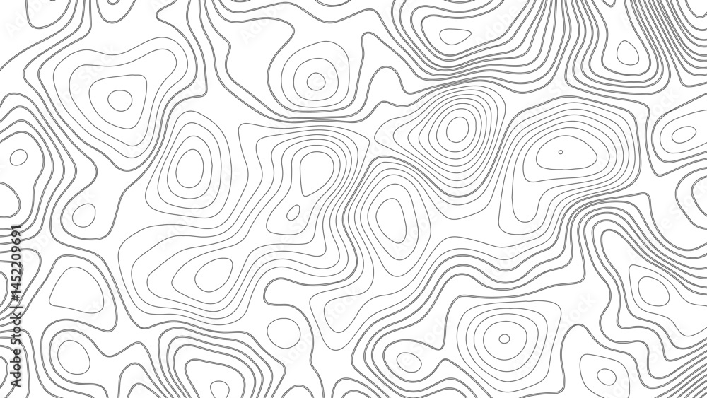 Topographic map background geographic line map with elevation assignments. Modern design with White background with topographic wavy pattern design. Topographic map background geographic line map with elevation assignments. Modern design with White background with topographic wavy pattern design.