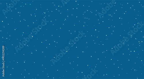 Stars in the night sky. Vector drawing