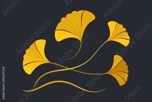 vector illustration of an autumn leaves