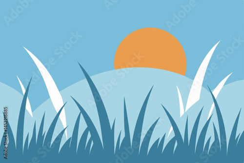 easter eggs in grass