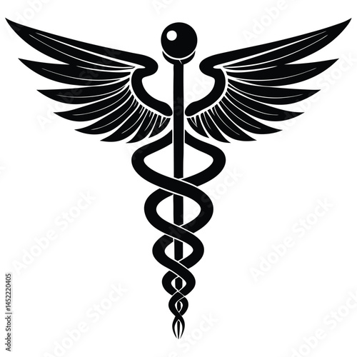 Caduceus-medical-symbol. 