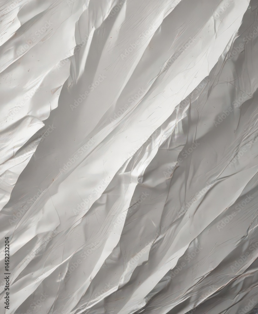 Visible wrinkles, heavily creased white paper, aged appearance , texture, backdrop Visible wrinkles, heavily creased white paper, aged appearance , texture, backdrop