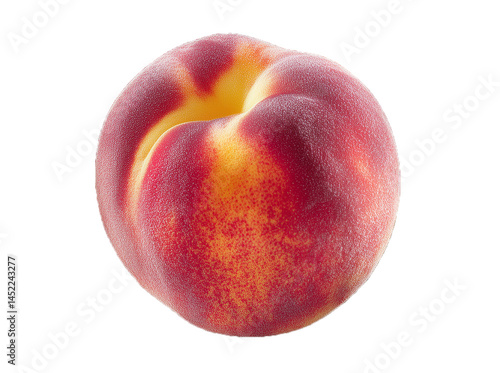 peach isolated on white background