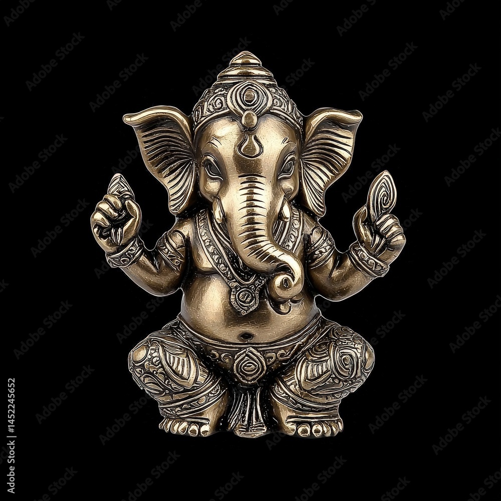 Majestic elephant statue crafted from stone displayed against a neutral background in bright lighting Majestic elephant statue crafted from stone displayed against a neutral background in bright lighting