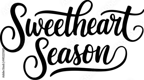 Sweetheart Season Handwritten Calligraphy