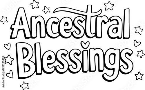 Ancestral Blessings Family Heritage Art.