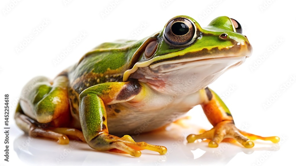 Fototapeta premium frog on white background