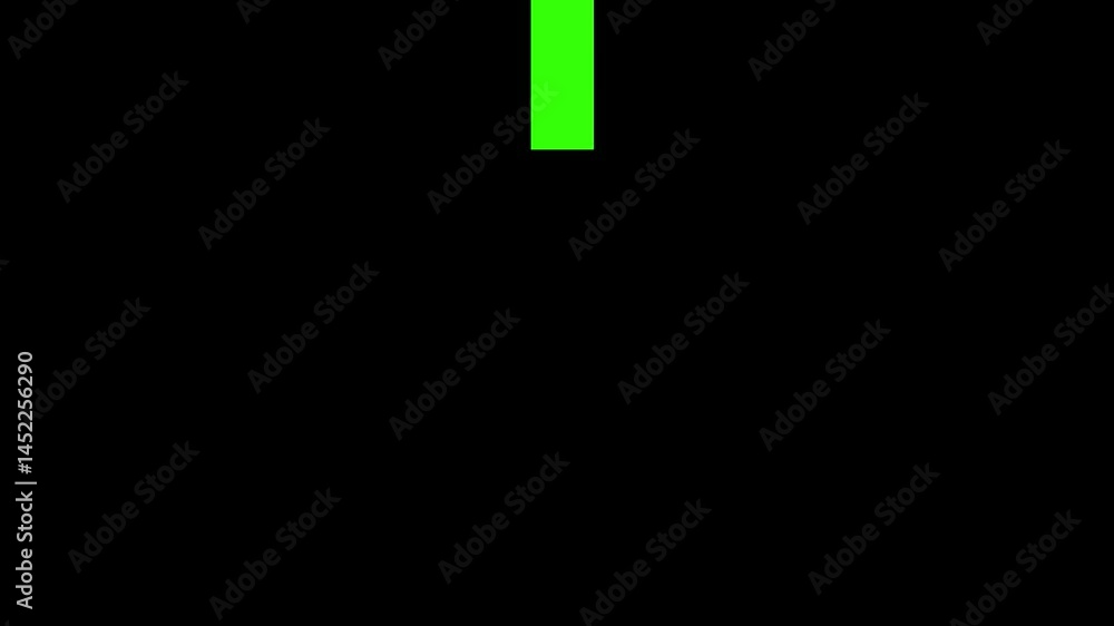 business up arrow animation on black background, Glowing arrow up and down animation.