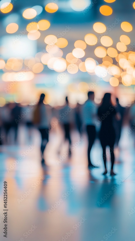 A mesmerizing blur of people in a bustling indoor space, enhanced by warm light bokeh, creating an atmosphere of energy and connectivity. A mesmerizing blur of people in a bustling indoor space, enhanced by warm light bokeh, creating an atmosphere of energy and connectivity.