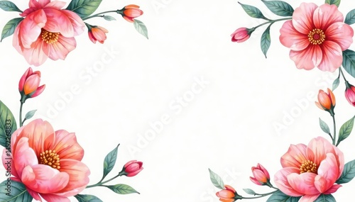 Delicate watercolor floral pattern, perfect for spring invitations , template, yellow