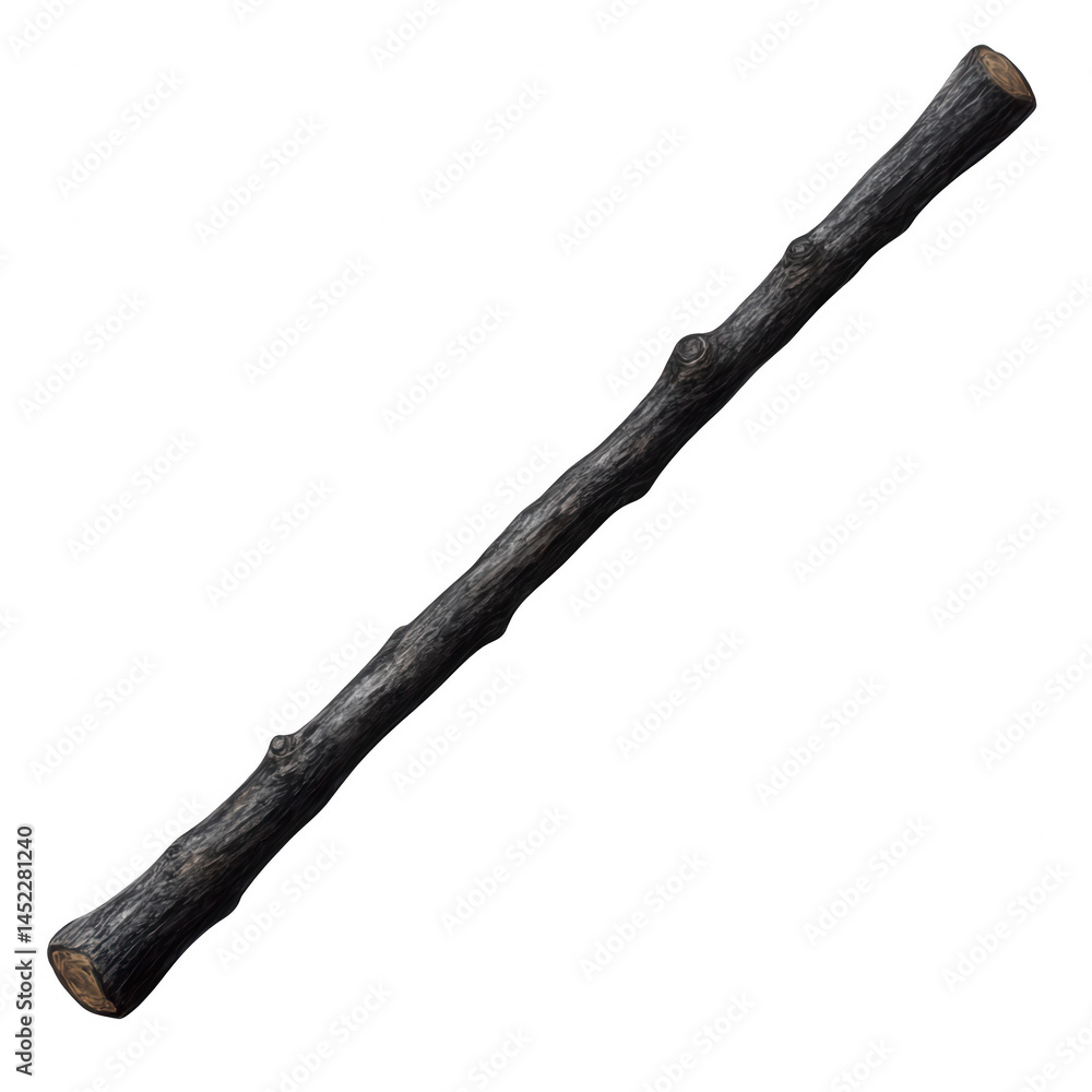 Isolated Stick on transparent background Forest Wand Nature Element Isolated Stick on transparent background Forest Wand Nature Element