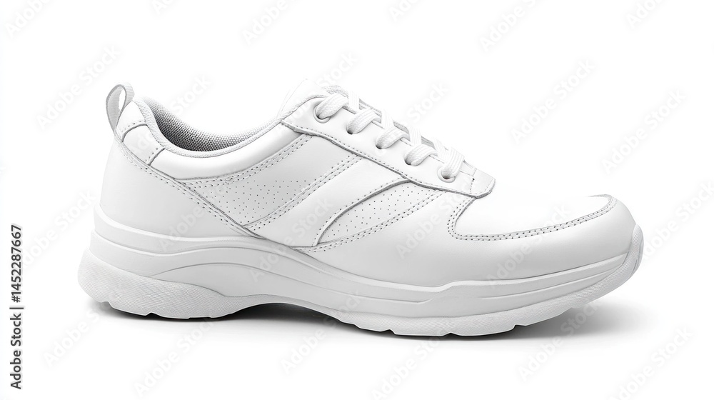 White athletic shoe (1) White athletic shoe (1)