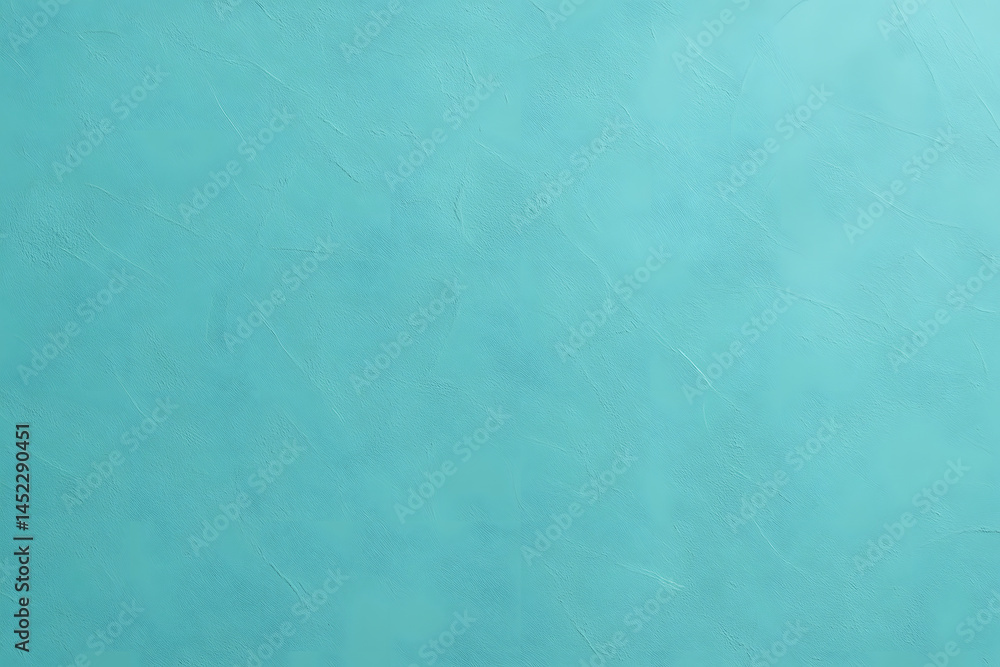 Fototapeta premium Turquoise Textured Plaster Wall for Interior Design Backgrounds
