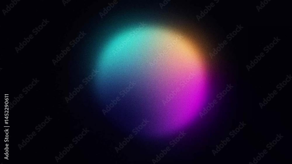 abstract colorful blurry gradient sphere shifting, animated looping background