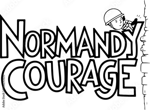 Normandy Courage Soldier Wall D-Day Art