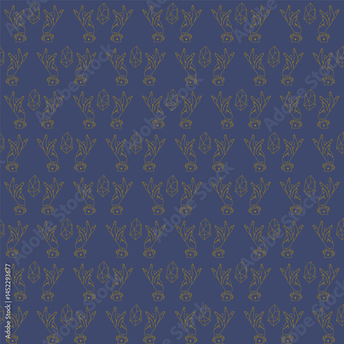 Magic woman hand seamless pattern. Tarot esoteric symbol. Mysterious and witchcraft repeat elements