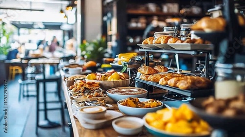 A Lavish Breakfast Buffet: A Culinary Delight
