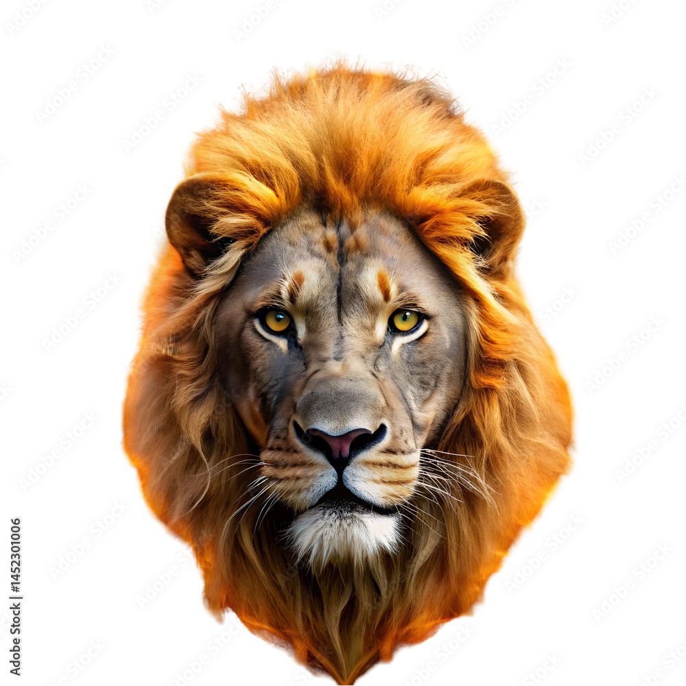 Obraz premium Lion flame lion mammal cat-like carnivoran