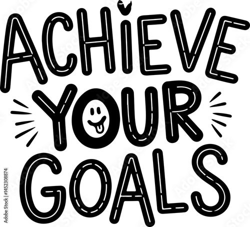 Achieve Your Goals Motivational Poster