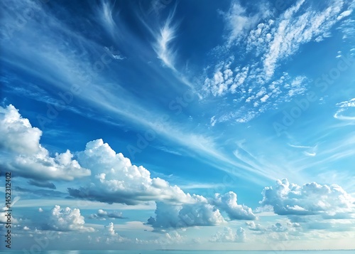 Fototapeta Naklejka Na Ścianę i Meble -  blue sky and clouds