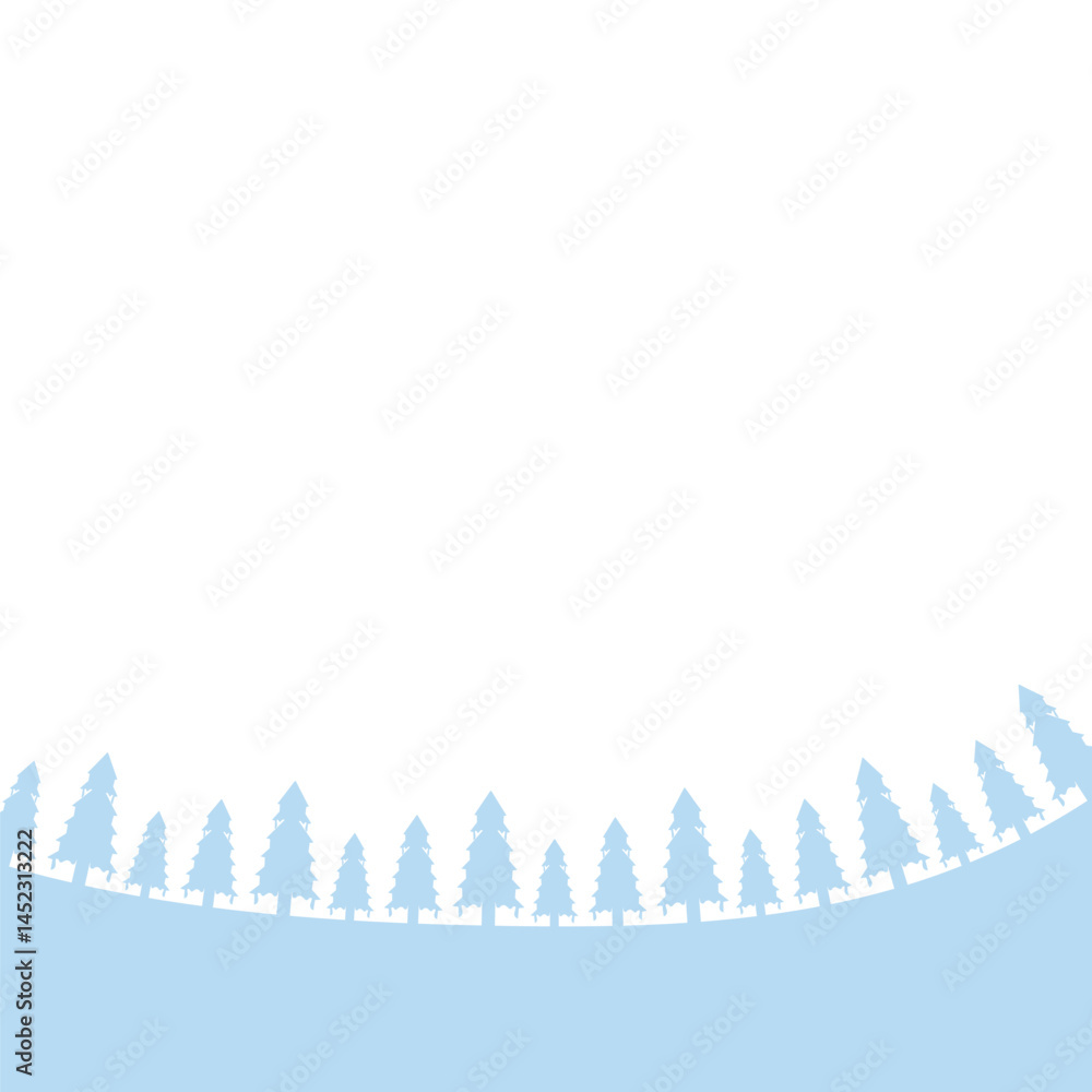 Fototapeta premium Winter Tree Land Shape