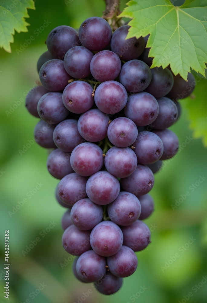 Fototapeta premium bunch of red grapes