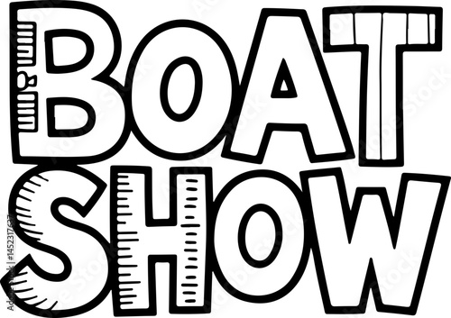 Boat Show Event Design Graphic