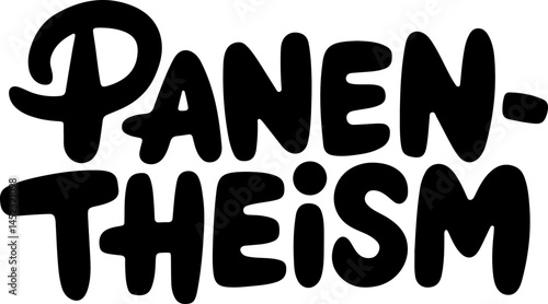 Panentheism Definition Bold Text Graphic