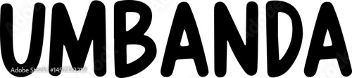 Umbanda Religion Spiritual Text Graphic