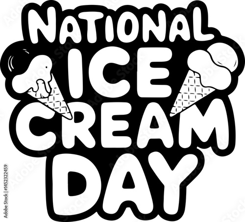 National Ice Cream Day Graphic