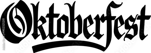 Oktoberfest Gothic Font Design Logo