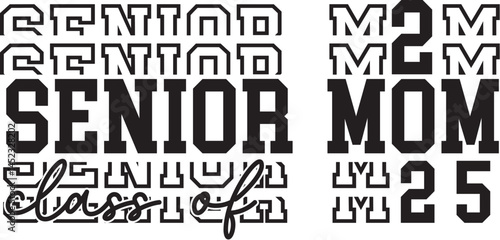 Senior 2025 SVG design cut files