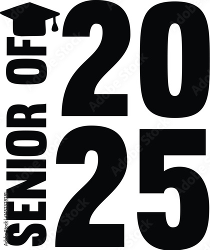 Senior 2025 SVG design cut files