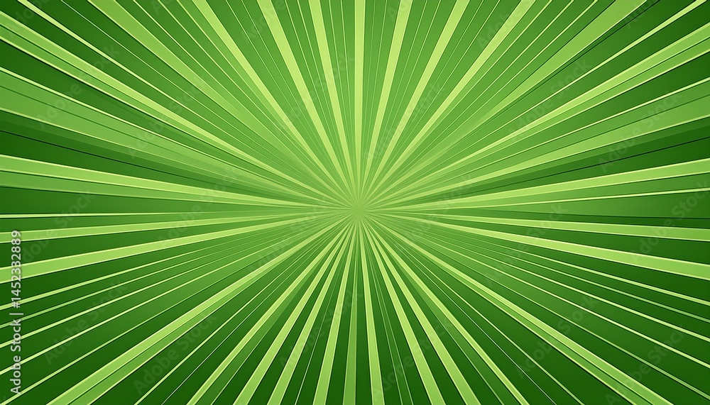 Fototapeta premium green comic background vintage retro sunburst wallpaper