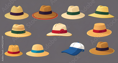 set of hats